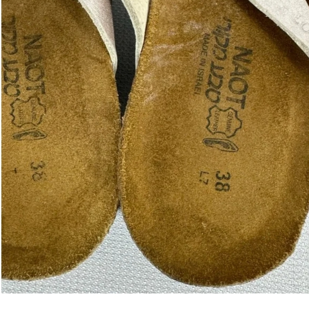 Naot Kate Leather Slip on Sandals Size 7 - Picture 6 of 7
